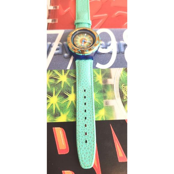 Swatch watch EN VAGUE SDN109 1994 Scuba New in case with paperwork and battery - Picture 4 of 9